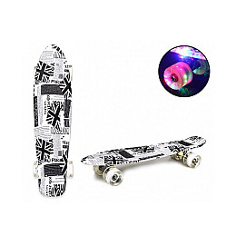 Скейт "Пенни борд" Bambi SC20430 PU колеса зі світлом 56 см