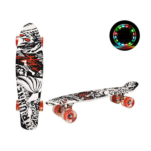 Скейт "Пенни борд" Bambi SC20502 PU колеса со светом 56 см
