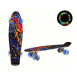 Скейт "Пенні борд" Bambi SC20504 PU колеса зі світлом 56 см