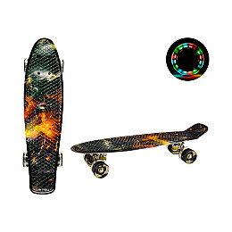 Скейт "Пенни борд" Bambi SC20417 PU колеса зі світлом 56 см