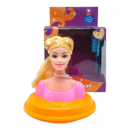 Кукла-манекен Styling head Оранжевий MIC (2512)