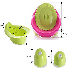 Дитячий туалет BabyGo 100175 Рожевий-Жовтий