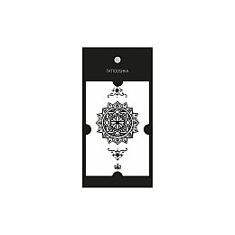 Временное переводне татуювання Мандала Tattoshka 60×105 мм