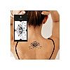 Временное переводное тату Индийский лотос набор Tattooshka 60x105 мм