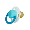 Детская пустышка латексная Mega Zayka MGZ-0515(Turquoise) круглая
