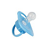 Пустишка силіконова кругла Mega Zayka MGZ-0516(Blue) з ковпачком