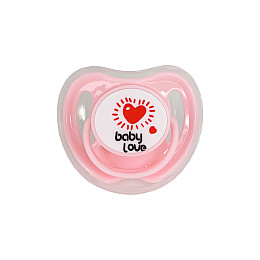 Пустишка силіконова кругла Mega Zayka MGZ-0516(Рожевий) з ковпачком