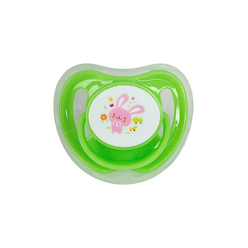 Пустишка силіконова кругла Mega Zayka MGZ-0516(Green) з ковпачком