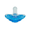 Дитяча пустушка силіконова Mega Zayka MGZ-0517(Blue) кругла