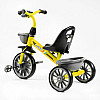 Детский велосипед трехколесный Best Trike 26/20 см 2 корзины Yellow (147568)