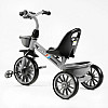 Детский велосипед трехколесный Best Trike 26/20 см 2 корзины Grey (147569)