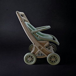 Коляска для ляльок з шезлонгом еко серія Doloni (0122/01eco)