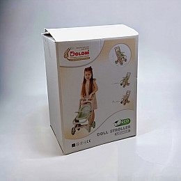 Коляска для ляльок з шезлонгом еко серія Doloni (0122/01eco)