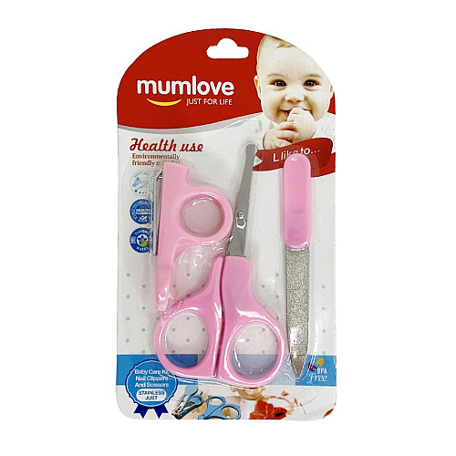 Манікюрний набір для новонароджених Mega Zayka MGZ-0703(Pink) в блістері