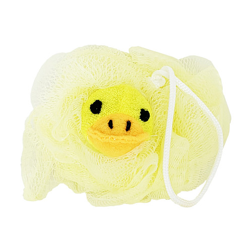 Мочалка для купания малышей Уточка Mega Zayka MGZ-0912(Yellow) нейлон