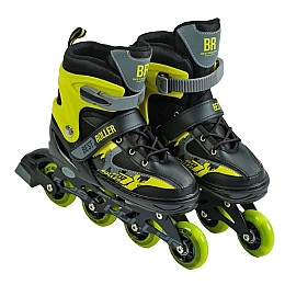 Роликові ковзани Best Roller 38-42 24.5-26.5 см Жовті (151239)