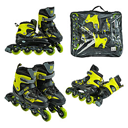 Роликовые коньки Best Roller 38-42 24.5-26.5 см Yellow (151239)