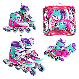 Роликовые коньки Best Roller 34-37 21.5-24 см Violet (151224)