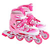Роликовые коньки Best Roller 34-37 21.5-24 см Pink (151225)