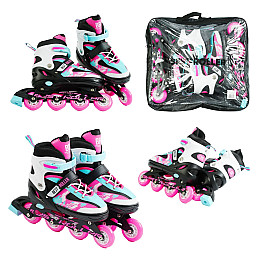 Роликовые коньки Best Roller 38-42 24.5-26.5 см Pink (151237)