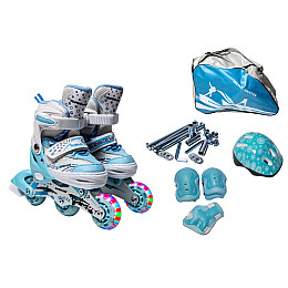 Роликовые коньки Happy Mondays 27-30 16-18 см Turquoise (1074151034)