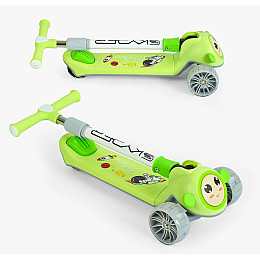 Самокат трьохколісний Skyper PU колеса 125 х 40 мм Зелений (153269)