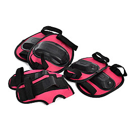 Комплект захисний дитячий Bambi MS 1644(Pink) наколінники, налокітники, зап'ястя