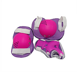 Комплект защитный детский Bambi MS 0032-2(Violet) наколенники, налокотники, запястья