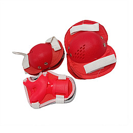Комплект захисний дитячий Bambi MS 0032-2(Red) наколінники, налокітники, зап'ястя