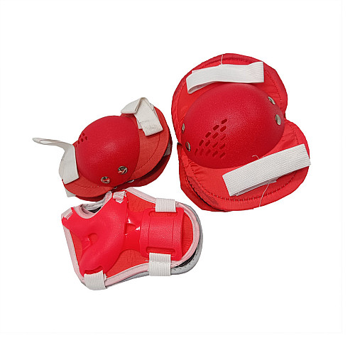 Комплект захисний дитячий Bambi MS 0032-2(Red) наколінники, налокітники, зап'ястя