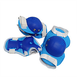 Комплект захисний дитячий Bambi MS 0032-2(Blue) наколінники, налокітники, зап'ястя