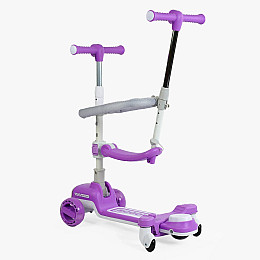 Самокат 5 в 1 Skyper PU 125 х 40 мм Фіолетовий (154314)