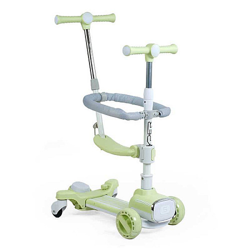 Самокат 5 в 1 Skyper PU 125 х 40 мм Green (154311)