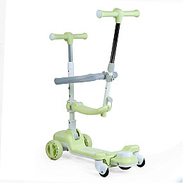 Самокат 5 в 1 Skyper PU 125 х 40 мм Зелений (154311)