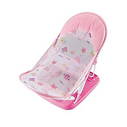 Дитячий шезлонг для купання з підголовником No Brand Aying Baby Bather 360 х 70х 330 мм Рожевий (143456)