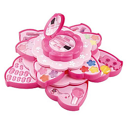 Набір дитячої декоративної косметики JC Toys для макіяжу та манікюру багаторівнева палітра тіней блискітки (AUAU08)