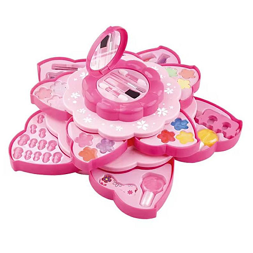 Набір дитячої декоративної косметики JC Toys для макіяжу та манікюру багаторівнева палітра тіней блискітки (AUAU08)