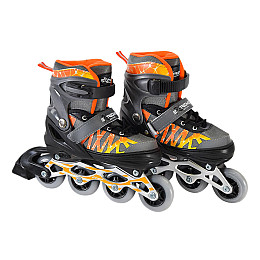 Детские ролики Extreme Motion RL2436 светящиеся колеса серый S (30-33)