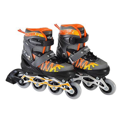 Детские ролики Extreme Motion RL2436 светящиеся колеса серый S (30-33)