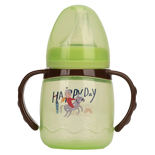 Поильник с силиконовым носиком Mega Zayka MGZ-0314 (Green) 180 мл