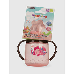 Поильник с силиконовым носиком Mega Zayka MGZ-0314 (Pink) 180 мл