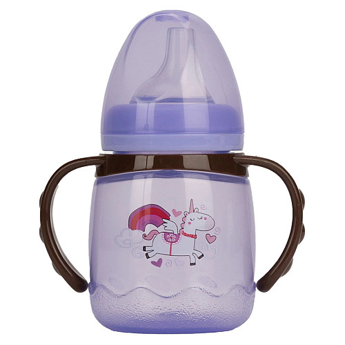 Поильник с силиконовым носиком Mega Zayka MGZ-0314 (Violet) 180 мл
