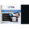 Альбом для скрапбукинга 24 x 34 см чорний з чорними аркушами Heyda 206186989