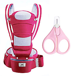 Хипсит Baby Carrier 6 в 1 и маникюрные ножницы Красный (v-11909)