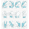 Хипсит Baby Carrier 6в1 и мягкая игрушка Пушин кэт 23х25см (v-11986)