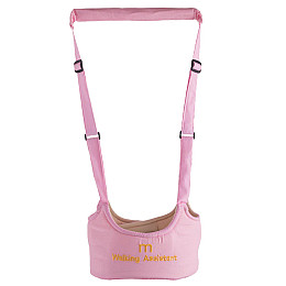 Детские вожжи-ходунки Walking Assistant Moby Baby Розовые (v-12069)