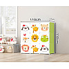 Модульний шафа-органайзер для дитячих іграшок LEOBERT Kids 37х110х110 см Зелений