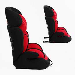 Дитяче автокрісло універсальне Joy ISOFIX 1/2/3 9-36 кг Червоний та чорний (156750)