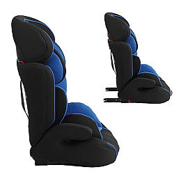 Дитяче автокрісло універсальне Joy ISOFIX 1/2/3 9-36 кг Чорне та синє (156748)