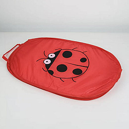 Корзина для игрушек UKC Baby Play 30х47 см Божья Коровка Красный